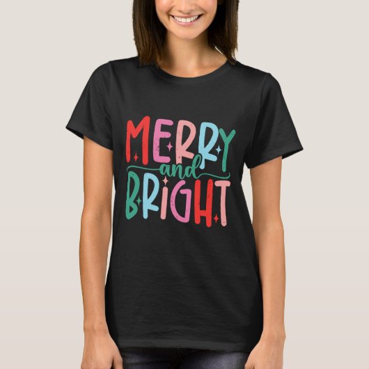 Merry & Bright Moody & Uptight Matching Co Tシャツ (正面)