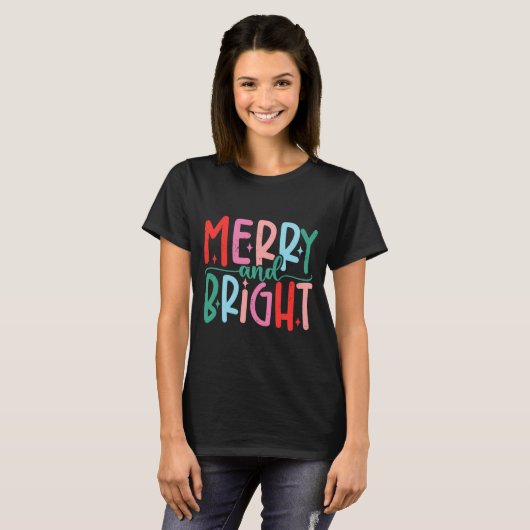 Merry &amp; Bright Moody &amp; Uptight Matching Co Tシャツ (正面フル)