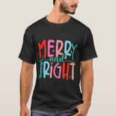 Merry &amp; Bright Moody &amp; Uptight Matching Co Tシャツ (正面)
