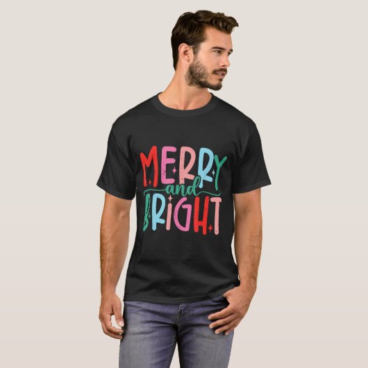 Merry &amp; Bright Moody &amp; Uptight Matching Co Tシャツ (正面フル)
