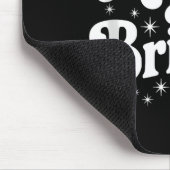 Merry &amp; Bright Retro Christmas Groovy Holiday  マウスパッド (コーナー)