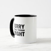 Merry and all Things Bright | ホリデー マグカップ (正面左)