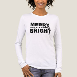 Merry and All Things Bright | Holiday Christmas トライブレンドＴシャツ