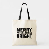 Merry and All Things Bright | Holiday Tote Bag トートバッグ (裏面)