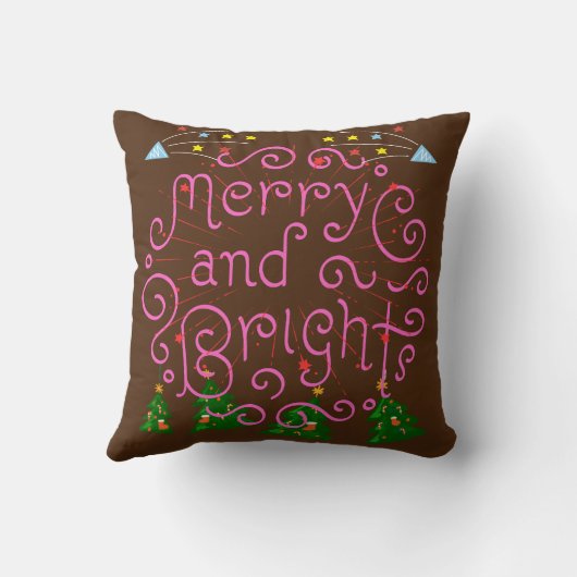 Merry and Bright クッション (裏面)