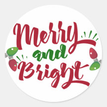  merry and bright デザイン