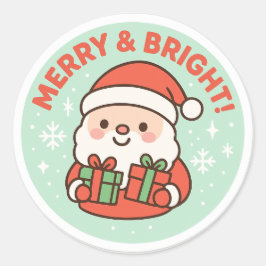 merry and bright ラウンドシール