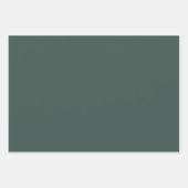 Merry And Bright Chickens Christmas Farm Animal ラッピングペーパーシート (正面3)