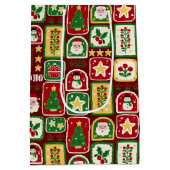 Merry and Bright Christmas  ミディアムペーパーバッグ (裏面)