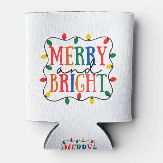 Merry And Bright Christmas 缶クーラー (正面)