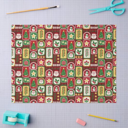 Merry and Bright Christmas  薄葉紙 (クラフト)