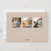 Merry and Bright Christmas Card シーズンカード (裏面)