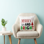 Merry and Bright Christmas Design – Holiday Cheer クッション (椅子)