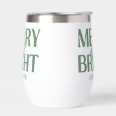 Merry And Bright Christmas Holiday Green (左面)