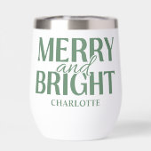 Merry And Bright Christmas Holiday Green (背面)