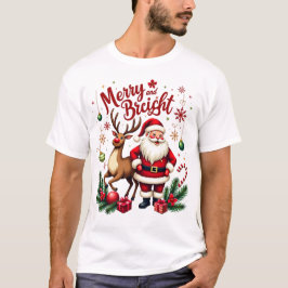 Merry and Bright Christmas Magic Tシャツ