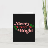 Merry And Bright Clic Holiday Tygraphy Toddler  カード (正面)