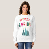 Merry and Bright Design スウェットシャツ (正面フル)