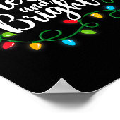 Merry And Bright Funny Family Matching Christmas O ポスター (角)