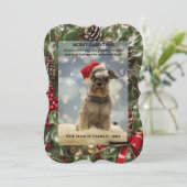 Merry and Bright Holiday Christmas Card シーズンカード (スタンド正面)