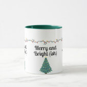 Merry and Bright(ish)  Funny Christmas Holiday Mug マグカップ (中央)