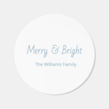 Merry and Bright Modern Simple Christmas