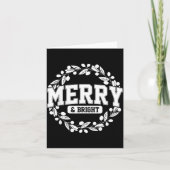 Merry And Bright Moody And Uptight Christmas Coupl カード (正面)
