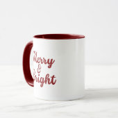 Merry and Bright Mug マグカップ (正面左)