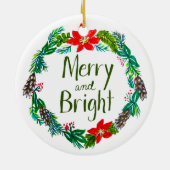 Merry and Bright Ornament セラミックオーナメント (裏面)