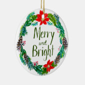 Merry and Bright Ornament セラミックオーナメント (右)
