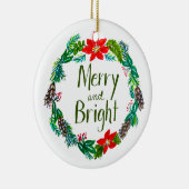 Merry and Bright Ornament セラミックオーナメント (右)