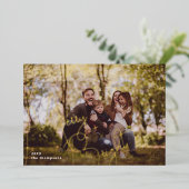 Merry and Bright Photo 箔シーズンカード (立ち正面)