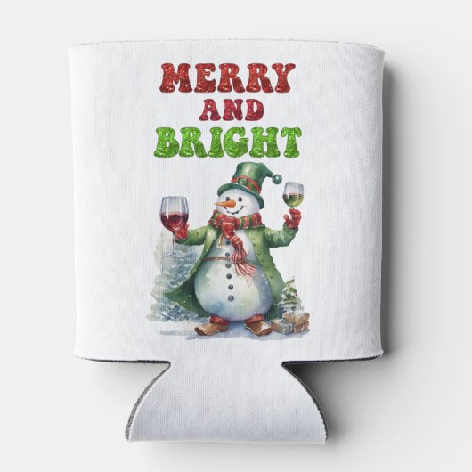 Merry and Bright Snowman  缶クーラー (裏面)