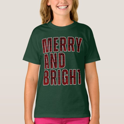 MERRY AND BRIGHT Tシャツ (正面)
