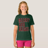 MERRY AND BRIGHT Tシャツ (正面フル)
