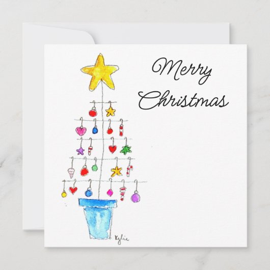 Merry and Bright Tree シーズンカード (正面)