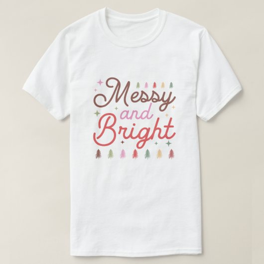 Merry and Bright tshirt Tシャツ (デザイン正面)