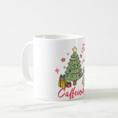 Merry and Caffeinated Christmas Mug コーヒーマグカップ (正面左)