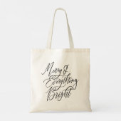 Merry and Everything Bright Christmas トートバッグ (裏面)