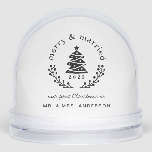 Merry and Married Newlywed Gift Holiday (正面)