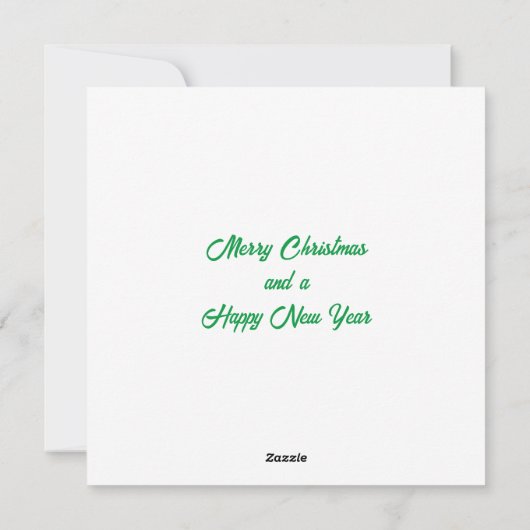 Merry Aussie Christmas Kangaroo シーズンカード (裏面)