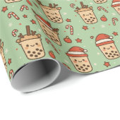 Merry Boba Time ラッピングペーパー (ロールコーナー)