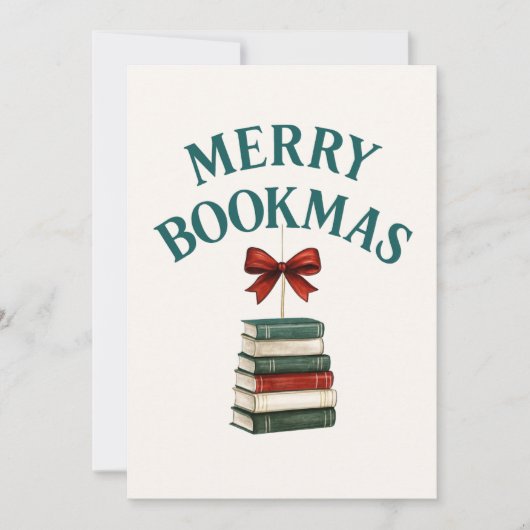 Merry Bookmas  シーズンカード (正面)