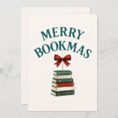 Merry Bookmas  シーズンカード (正面/裏面)