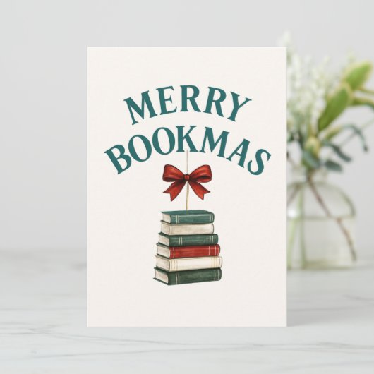Merry Bookmas  シーズンカード (スタンド正面)