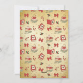 Merry Bookmas Christmas Book Lovers Gift Bookish シーズンカード (裏面)