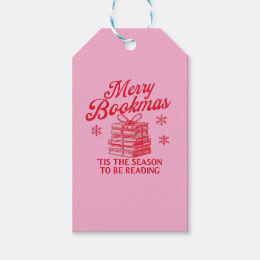 Merry Bookmas 'tis the season to be reading  ギフトタグ (正面)