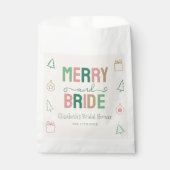 Merry & Bride Christmas Bridal Shower フェイバーバッグ (正面)