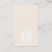 Merry & Bride Christmas Bridal Shower Recipe エンクロージャーカード (裏面)