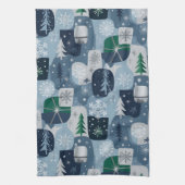 Merry & Bright キッチンタオル (縦)